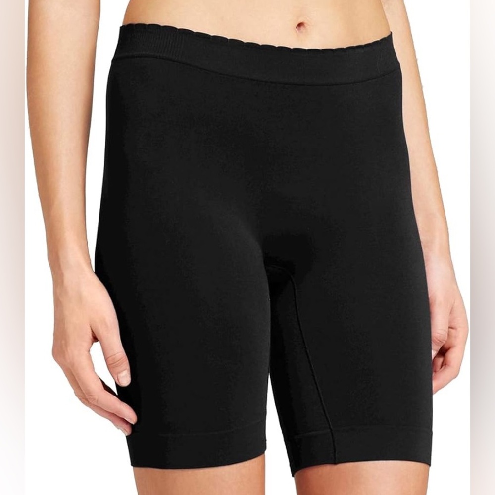 JKY by JOCKEY Women's Microfiber Stretch Slipshort - Black Shapewear Shorts